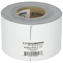 Eternabond 4" x 15 ft Eternabond Roof Leak Repair Tape Patch Seal - WHITE - 15 Feet 15 Foot