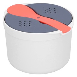 Olla Arrocera para Microondas Olla Arrocera para Microondas Doméstica Olla Arrocera para Microondas Olla Arrocera para Horno Microondas Olla Arrocera Vaporera para Arroz Olla de