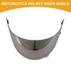 Partuto Motorcycle Helmet Visor Shield - Motorcycle 3 Snap Helmet