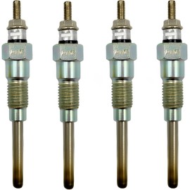 4pcs Glow Plugs 19077-65512 6655233 19077-65511 fits Kubota L3200 L3240 L3410 L3430 L3800 L3830 L39 L3940 L4630 V1903 V2003 V2403 V2203 D1803 D1703 D1503 D1403 Engine
