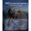 Voerou Sleep Mask with Bluetooth Headphones, Zero Pressure Wireless Sleeping