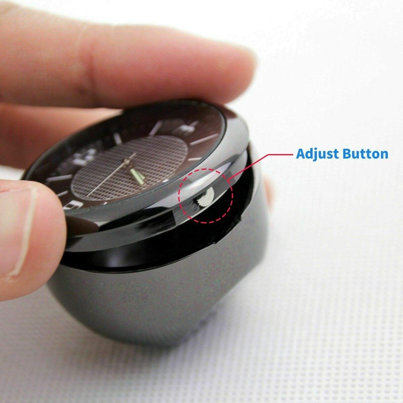 Riloer Car Quartz Clock, Universal Mini Digital Quartz Light Clock