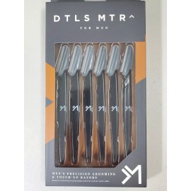 DTLS MTR Mens Precision Grooming and Touch-Up Razors - Six Piece Pack -