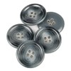 Mibo 4pcs Urea Coat Buttons with Rim - Concaved Center