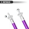Motoforti Universal Bumper Lip Lever Splitter Support Rod, 200mm, Purple,