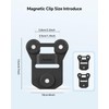 BOBLOV Body Camera Magnet Mount, 6pcs Magnets Style, Universal Magnetic