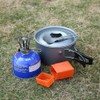 Mini Backpacking Canister Stove Burners Camping Outdoor Cooking Foldable Hiking