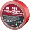 Nashua 398 Red Duct Tape, Heavy Duty, Water Resistant, 1.89