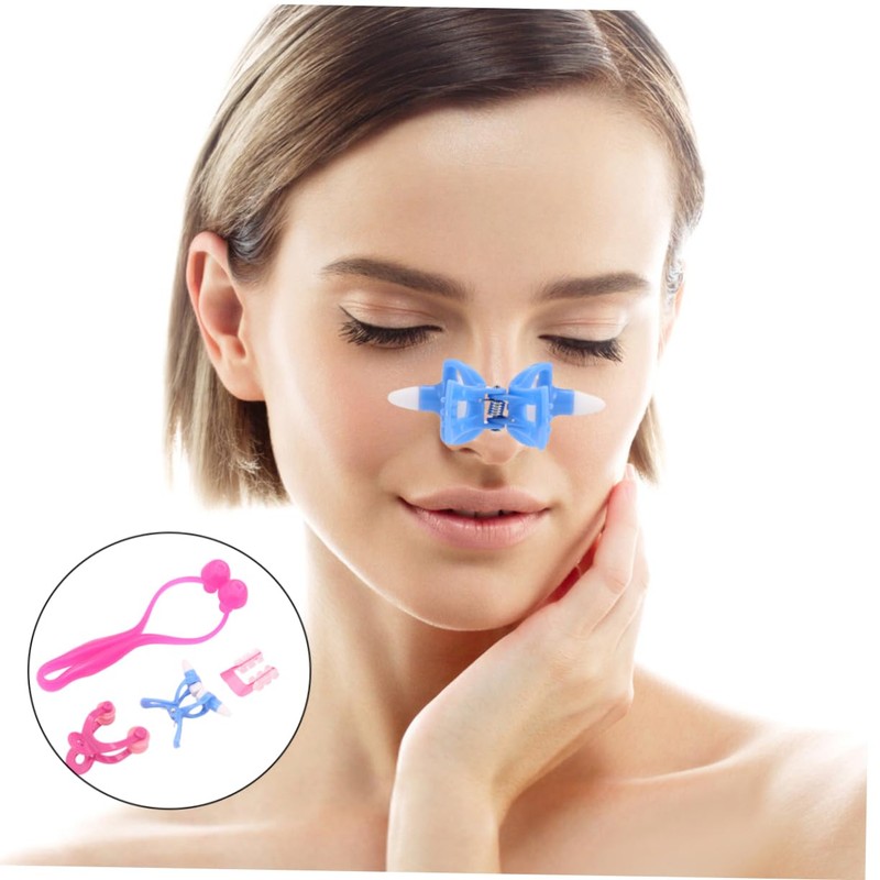 Healeved Nose Device 4pcs Nose Clips Rhinoplasty Corrector Lifter Face