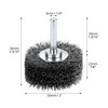 QWORK Wire Wheel Brush Set for Drill, 4 Pack, 2-Inch