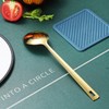 Gold Cooking Spoon, Berglander Stainless Steel Solid Serving Spoon Titanium