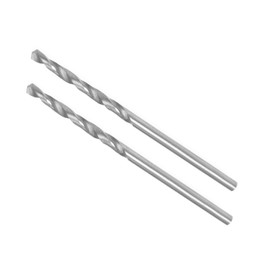 CoCud Solid Carbide Drill Bits, 1.75mm Diameter, K35 Tungsten Carbide Precision Short Length Twist Drill Bits - (Applications: for Stainless Steel Alloy Metal), 2-Pieces