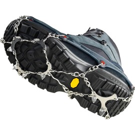 Snowline Chainsen Pro - Grödel, Spikes, snow Chain for Boots, grey, m