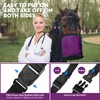 OAHELAKE Horse Feed Bag 2 Pcs, Mesh Feed Bags for
