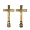 Royal Designs Large Cross 3.5" Lamp Finial for Lamp Shade,