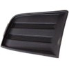 CPP Plastic Front, Left Side Black Fog Light Cover for