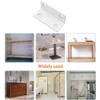 MINGFANITY L Brackets, 4PCS Corner Brace Angle Bracket, Superior Stainless
