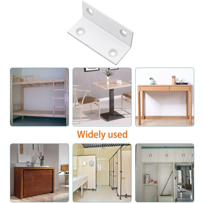 MINGFANITY L Brackets, 4PCS Corner Brace Angle Bracket, Superior Stainless