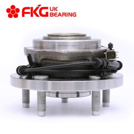 FKG 513234 Front Wheel Bearing Hub Assembly for 2006-2010 Jeep Commander (4WD,RWD), 2005-2010 Jeep Grand Cherokee (4WD,RWD) 5 Lugs W/ABS Set of 2