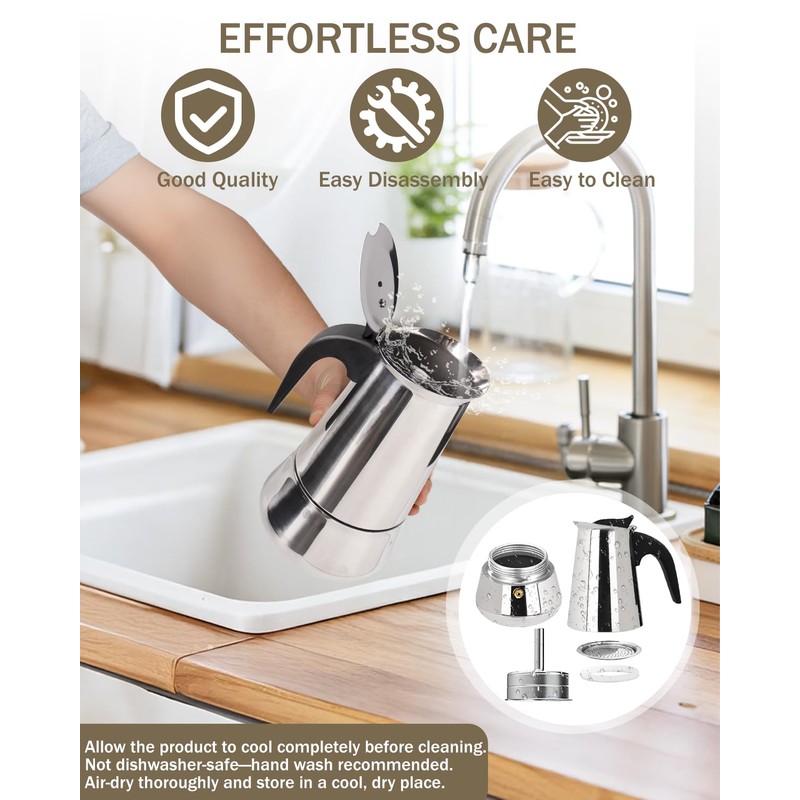 Express Food-Grade Stainless Steel Coffee Maker 12 Cup