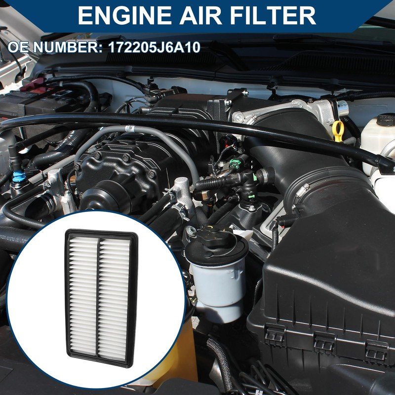 Hihaha Car Engine Air Filter No. 172205J6A10 for Honda Passport