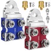 8-Way Lead-Acid Battery Terminal Connectors, Positive and Negative Set, Compatible