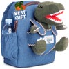 Naturally KIDS Toddler Backpack w Dinosaur Toys, 4 Year Old