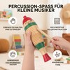 Colorful Guiro Wooden Fish Shaped Instrument Latin Percussion Musical Instruments