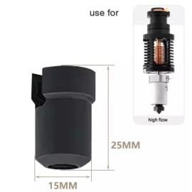 GF Computers 2 Pcs Hotend Silicone Ceramic Sock Volcano High Flow Extruder 3D Printer