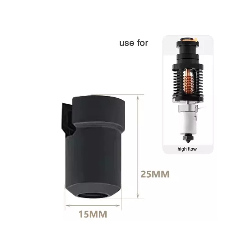 GF Computers 2 Pcs Hotend Silicone Ceramic Sock Volcano High