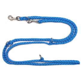 elropet Double Dog Lead 2.40 m 3-Way Adjustable Turquoise