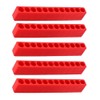 Uadme Drill Bit Organiser, 5Pcs 12 Holes Screwdriver Bits Storage