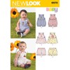 New Look Sewing Pattern 6970 Babies' Romper, Dress and Panties,