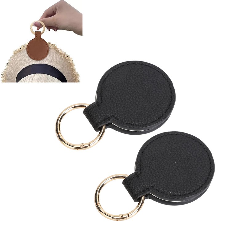 2Pcs Handbag Hat Clip Round Portable Stable Versatile Reliable Stylish