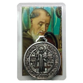 St Benedict Medal Laton Finish 1.5”San Benito Medalla Protection Favors Exorsism