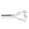 Trombone Mouthpiece Trainer Cooper Silver Plated Simulator Trumpet Practice Instrument