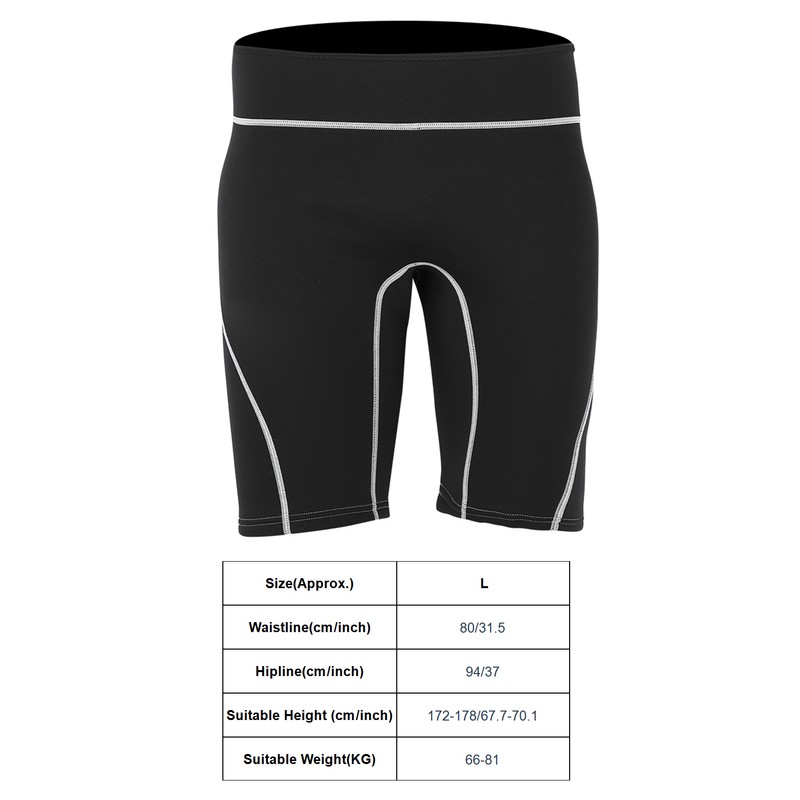 2mm Neoprene Man Male Diving Fifth Pants Snorkeling Swimming Trunks
