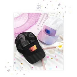 Alisana Eimiarts Cap, Kids, Hat, Girls, Elementary School Students, Juniors, Children, Girls, Lavender, Black, Marble, Black, Purple, Black