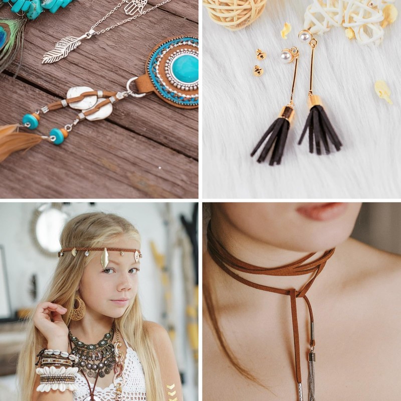 Dtoterul Leather Cords For Jewellery Making, Leather Necklace Cord, leather