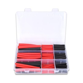 Unifizz 270Pcs Heat Shrink Tubing Kit Shrinkage Ratio 3:1 Heat Shrink Tube for Repair Electrical Cable Wire Wrap Sleeve