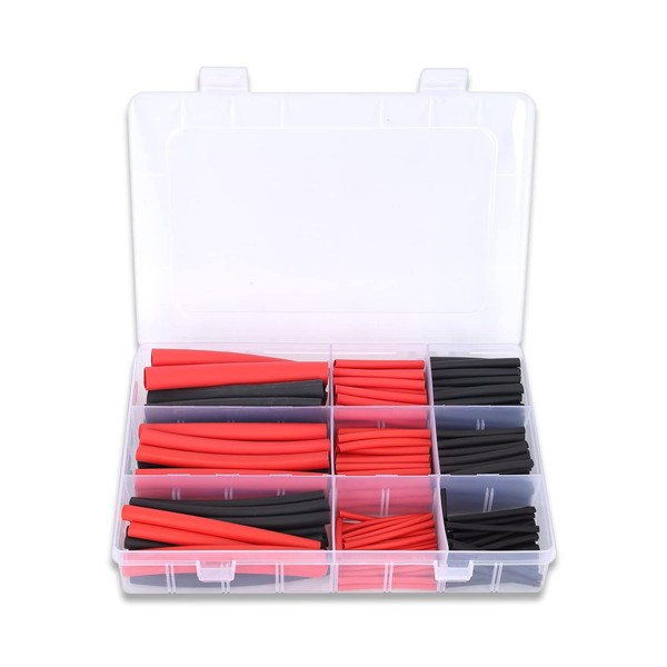 Unifizz 270Pcs Heat Shrink Tubing Kit Shrinkage Ratio 3:1 Heat