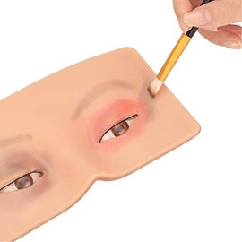 Práctica de Maquillaje 3D, Tablero de Práctica de maniquí de Silicona para Artistas y Principiantes