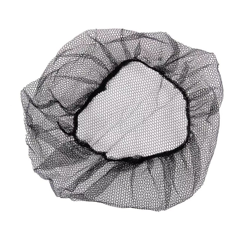 VELAVI Cofia Desechable 100 Piezas Color Negro