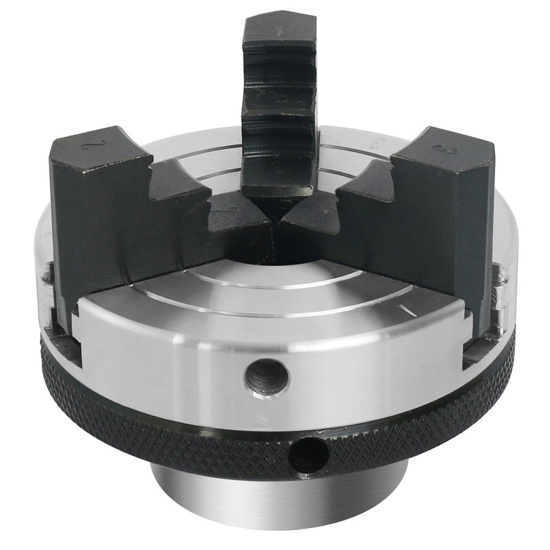 Wood Lathe Chuck,3 inch 3 jaw With MT-1 and MT-2