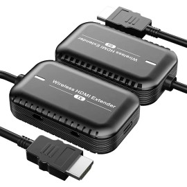 1080P 60Hz Wireless HDMI Extender 2.4GHz/5GHz WiFi Transmitter Receiver Adapter*
