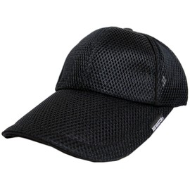 Bigwatch FI-01 Fishing Mesh Cap, Men's, Black, Large Size, Low Cap, black (black 19-3911tcx)