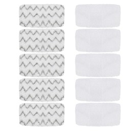 Jirmory 10 Pack 1543A Steam Mop Pads for Bissell PowerFresh Vac & Steam 2747A, Bissell Symphony Pet Steam Mop Pads 1132 1543 1652 1252 1606670 1543A 1632 1132A 1530 11326