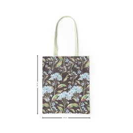 Le Jardin du Lin Printed Shopping Bag, Foldable, Fabric Bag with Two Long Handles, Size: 34 x 40 cm