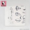 NEKONOBA Fluffy 8-ply Gauze Handkerchief, Set of 2, Wave Cat