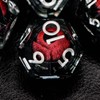 ORIFANTOU DND Dice Set Red Dragon Eye Dice with Box,